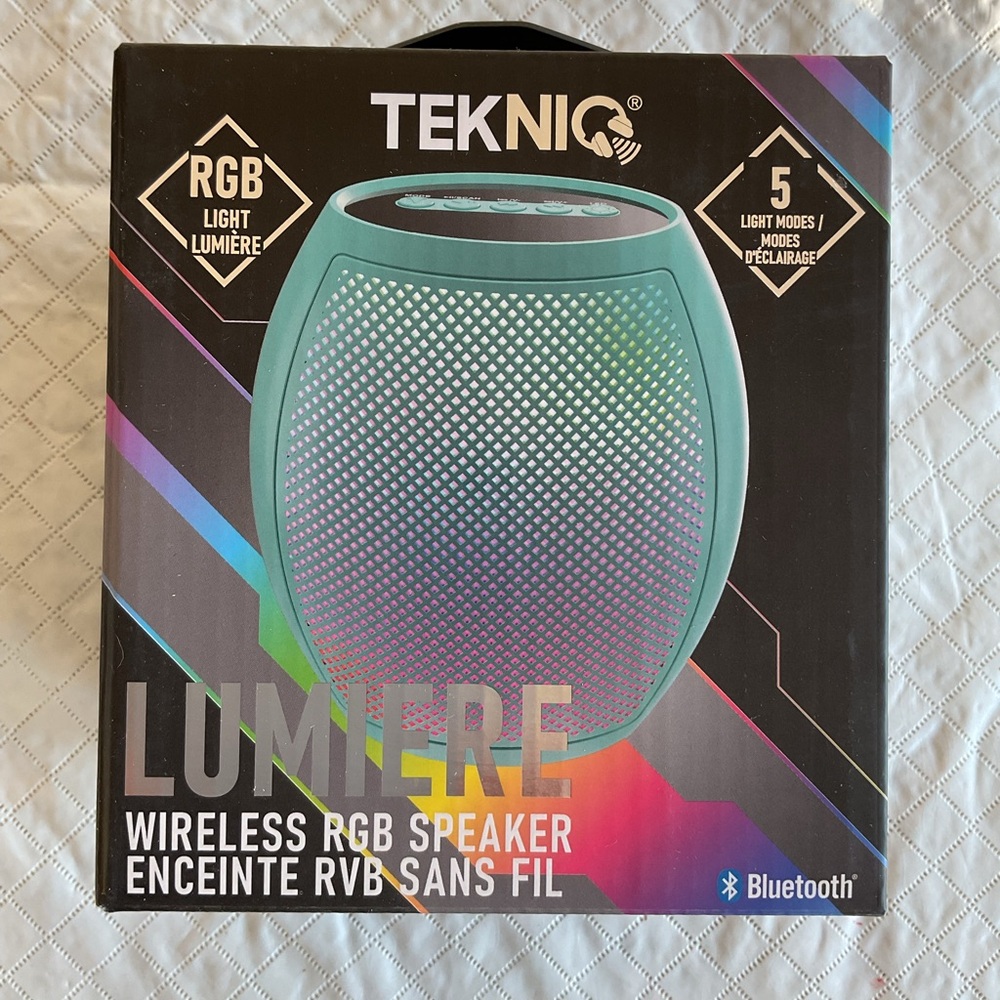 Wireless RGB Speaker - Blue